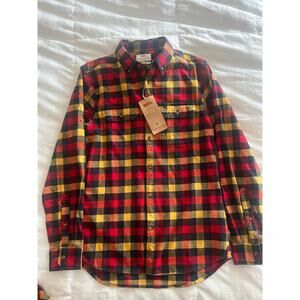 Fjallraven Men's Slim Fit Button-Up Skog Shirt Long Sleeve Plaid M NWT